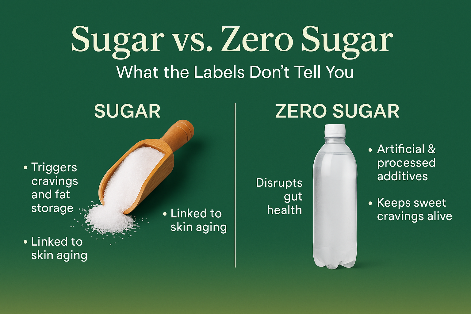 Sugar vs. Zero Sugar: Which Is Better for Your Body (And What the Labels Don’t Tell You)