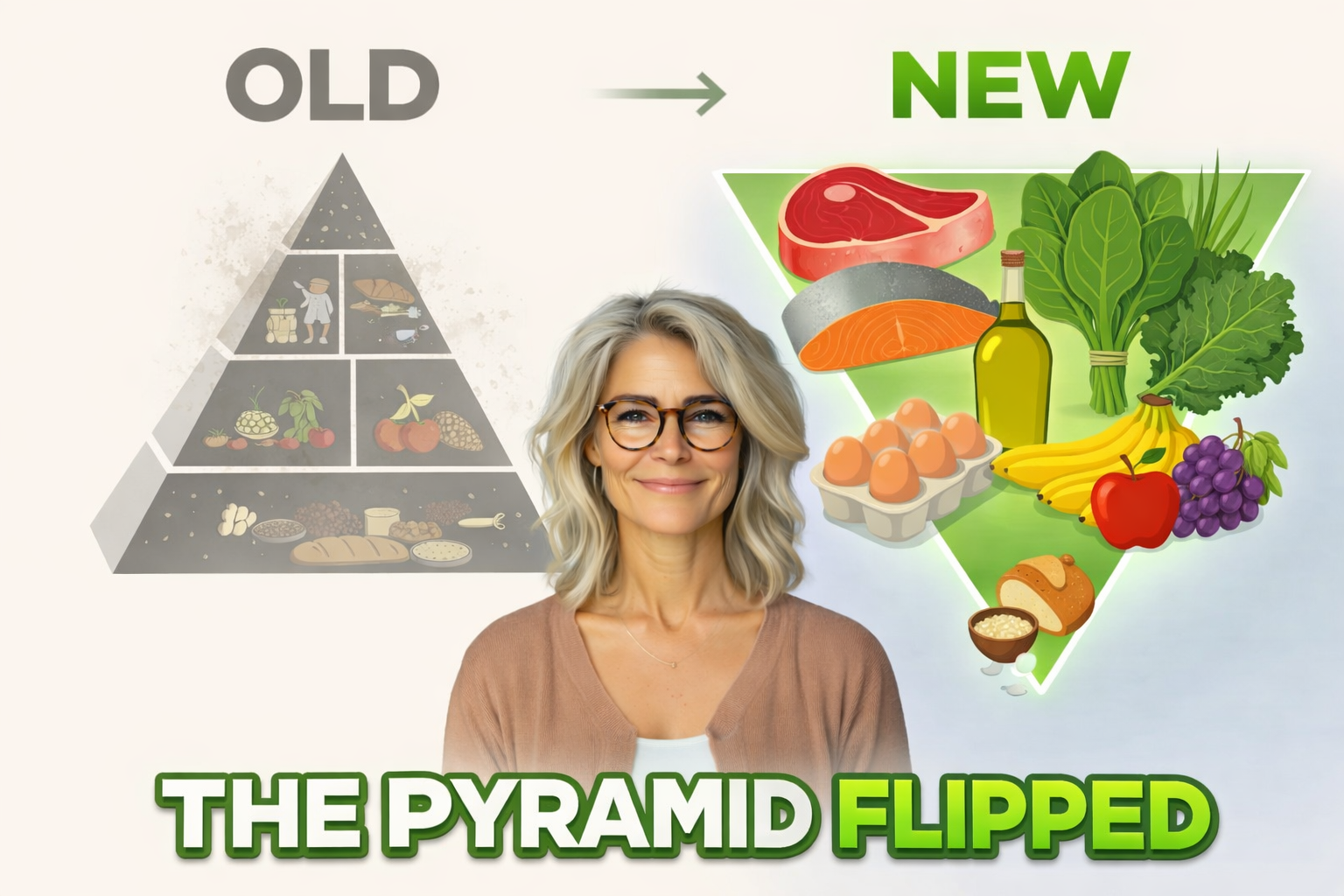 Comparative Analysis of the 1992 and 2026 U.S. Food Pyramids: A Scientific Perspective on Healthy Aging